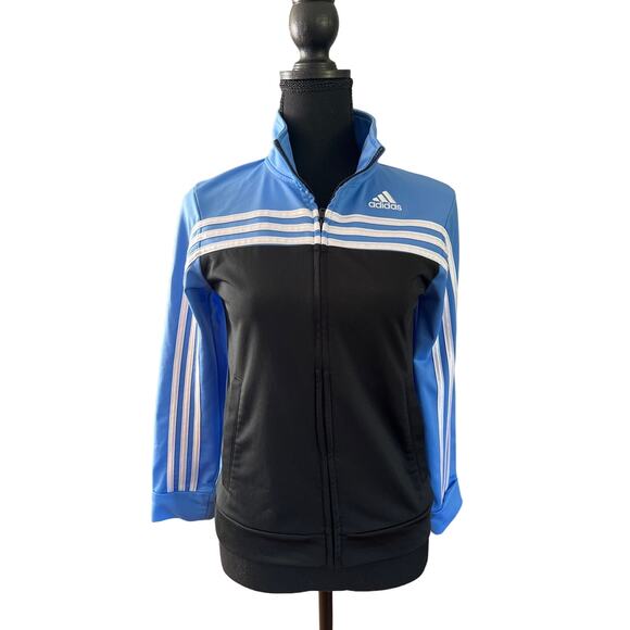 ADIDAS KIDS ZIP FRONT JACKET MEDIUM - Picture 1 of 3